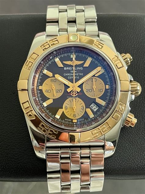 breitling women's two tone|vintage breitling chronomat.